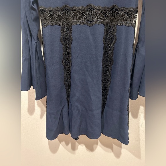 Jonathan Simkhai Navy and Black Long Sleeve Dress / Size 4 / - Picture 4 of 13